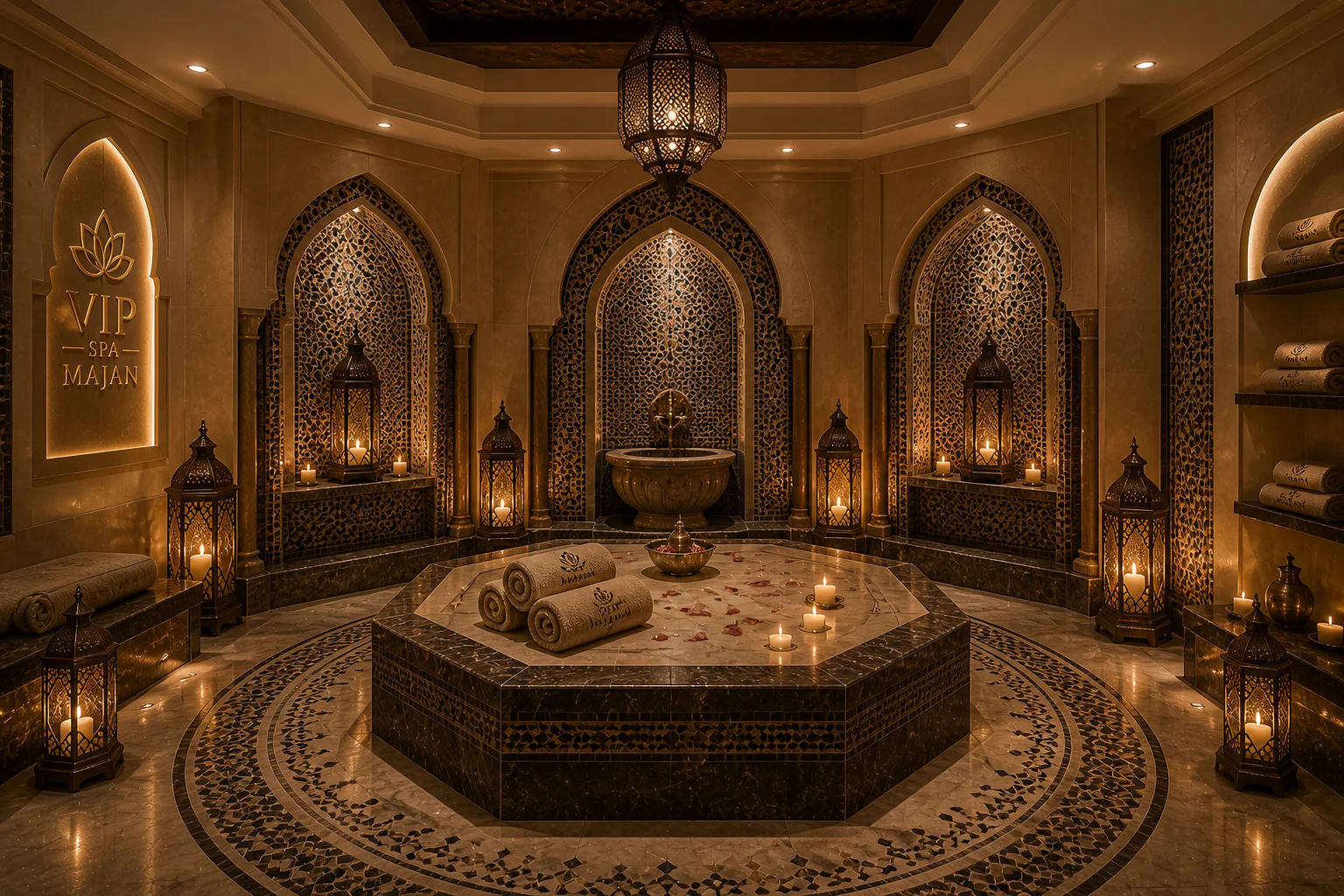 VIP Spa Majan private spa room inside Midtown Central Mall