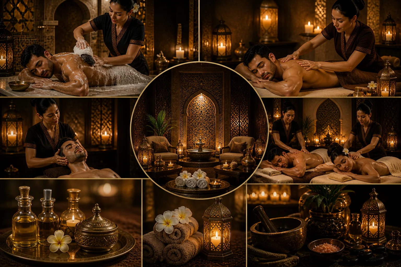 Private massage room at VIP Spa Majan inside Midtown Central Mall