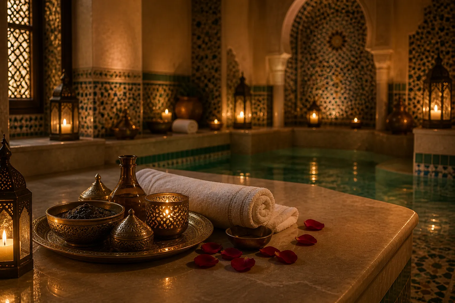 Moroccan bath in Majan Dubai